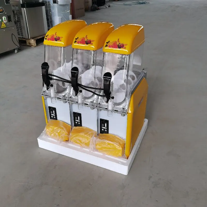 

12L коммерческая машина для приготовления смузи с двойным резервуаром, электрическая автоматическая машина для приготовления смузи со льдо...