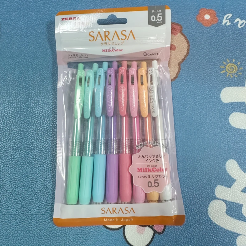 

Набор Гелевых Ручек Zebra, 3/5/8 Цветов, Молочно-белый, JJ15, Для Студентов, Для Подписи, 0.5 Мм