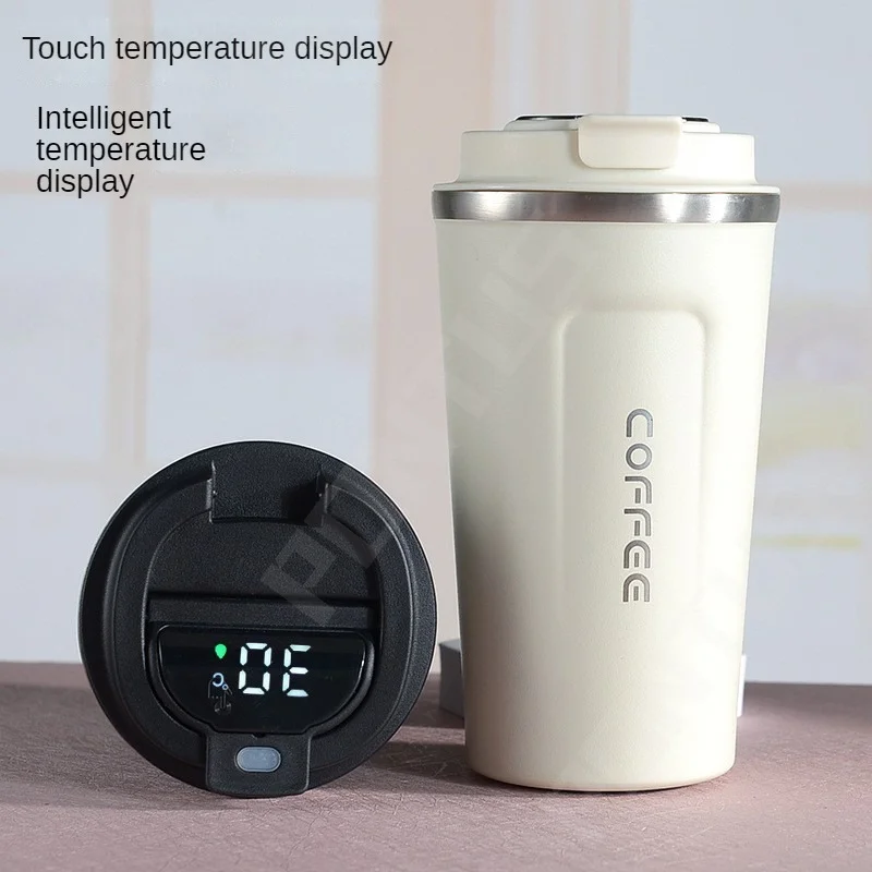 

380/510 мл умный термос, кофейная кружка со светодиодным индикатором температуры, кофейная чашка, портативный термостакан, изоляционная чашка,...