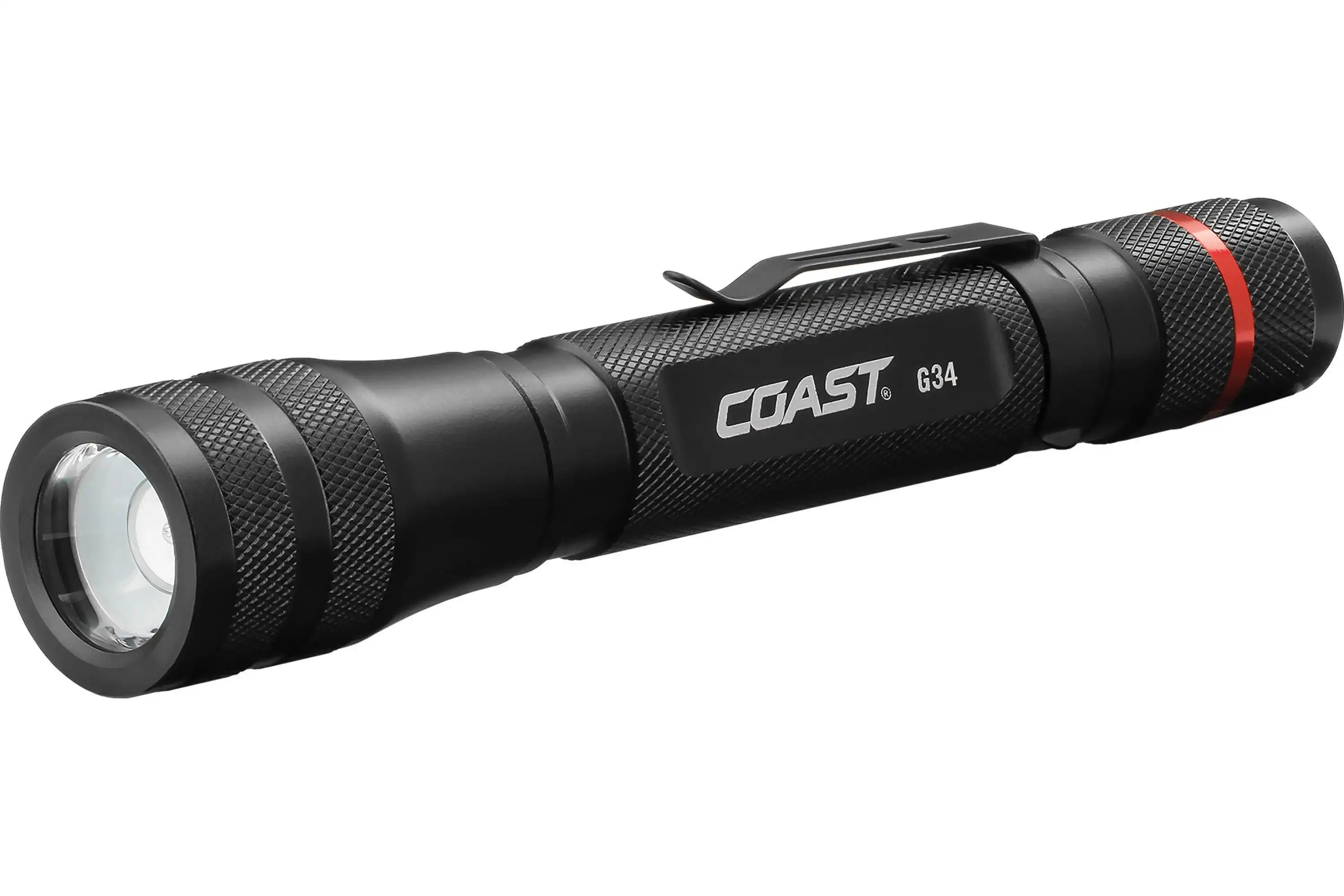 

G34 370 Lumen Twist Focusing Handheld LED Flashlight, 2 x AA Batteries Included