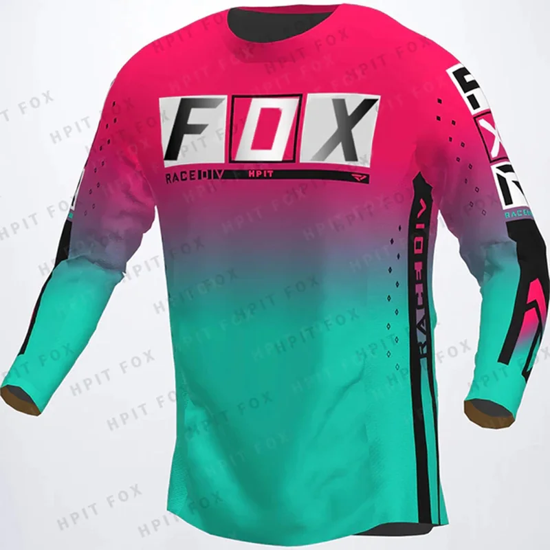 

Men's Quick Drying Motocross Shirt, HPIT FOX Mx T-shirt, Mountain Bike, Bmx, Dh, Mtb, Mens Cycling Jersey Mexico Jersey