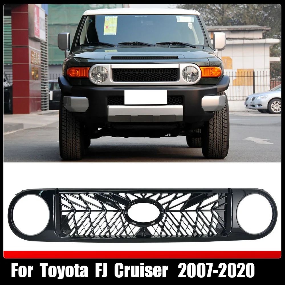 

Racing Grille Grills Mesh Front Bumper Grilles Radiator Trim Cover Modified For Toyota FJ Cruiser 2007-2020