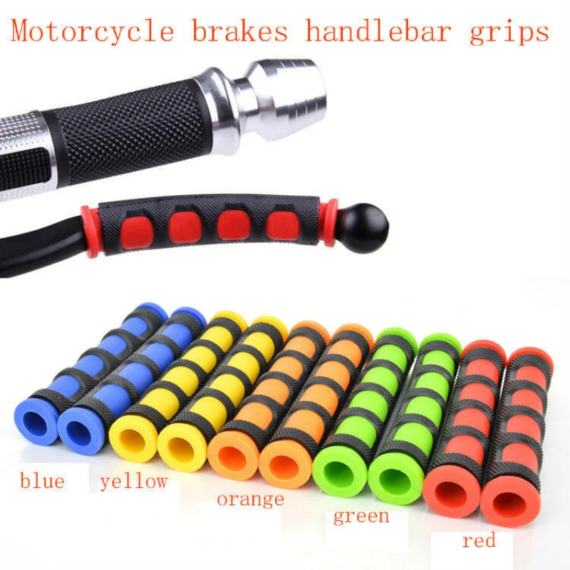 

2PCS Nonslip Motorcycle Brake Clutch Handle Bar Grips Lever Rubber Sleeve Cover