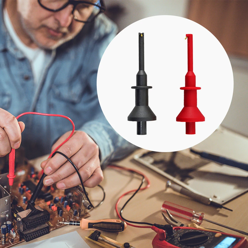

2 шт., телескопический Крючок для мультиметра, 4 мм