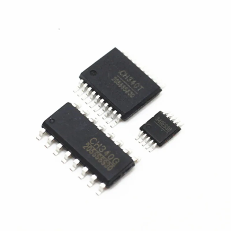 10 партий драйвера интерфейса USB-UART, оригинал, CH340G, CH340C, CH340E, CH340T, CH340B, CH340N, SOP, SMD, 100% Новинка