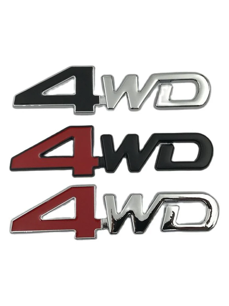 

Металлические буквы 3D с логотипом 4WD, Эмблема для заднего багажника автомобиля, брызговика, значок, наклейка, наклейки для Honda, Toyota, Ford, Hyundai, Jeep, аксессуары
