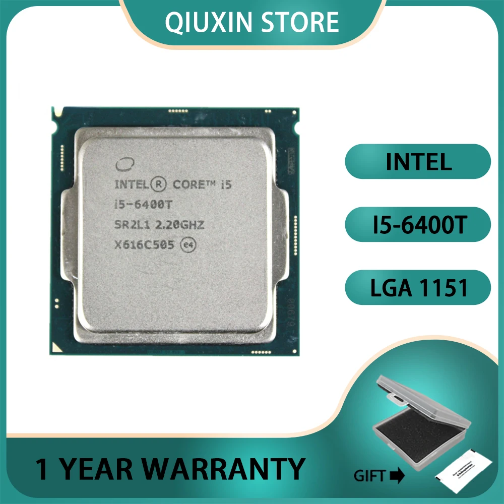 Intel Core i5-6400T i5 6400T Processor 6M 35W  CPU 2.2 GHz Quad-Core Quad-Thread LGA 1151
