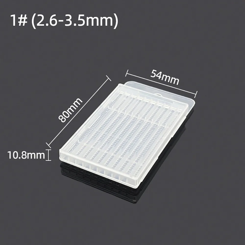 

Прозрачный пластиковый ящик для сверл 5/10 отверстий