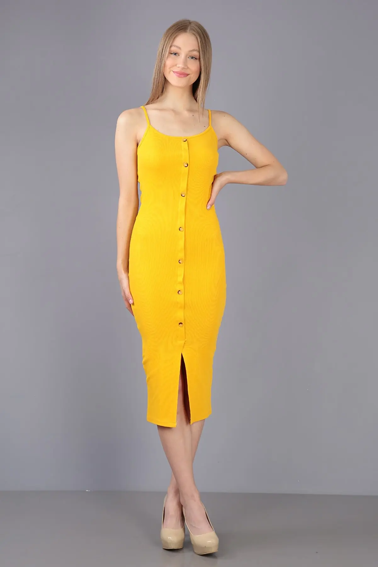 

Yellow strap with wick dress ball trend fashion pretty and cheap dresses for women 47235679
