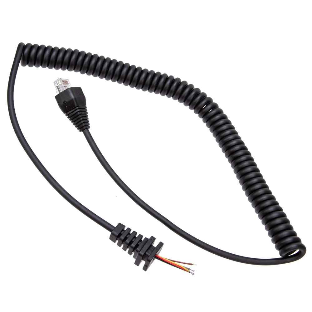 Replacement RJ45 8 Pin MH-67A8J Handheld Speaker Microphone Cable Cord for Yaesu VX2108 VX2208 VX2508 Mobile Radio
