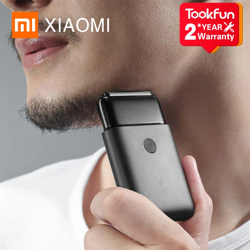 

2022 New XIAOMI MIJIA Portable Electric Shaver MSW201 For Men Smart Mini Razor IPX7 Waterproof Wet Beard Trimmer Mens Comfy