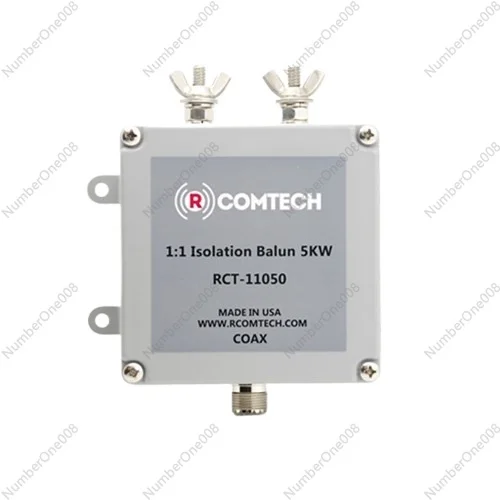 Фото RCOMTECH Balun RCT-11050 1:1 Токовый балун мощностью 5 кВт, коротковолновый балун, антенный балун №3