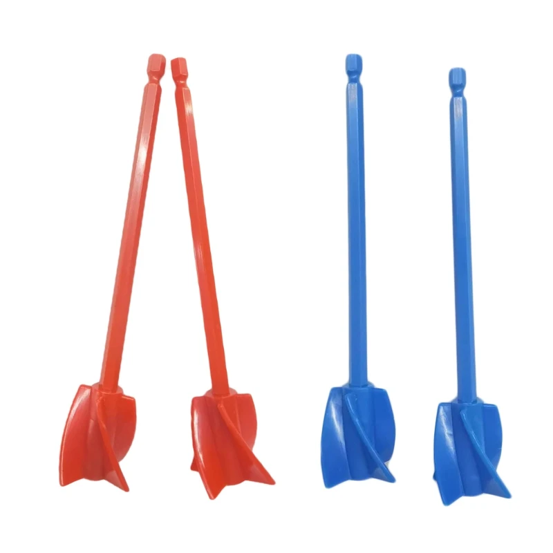 

1/4 шт многоразовые лопатки для смешивания красок и смол для смешивания красок из эпоксидной смолы, уменьшающие пузырьки E0BE