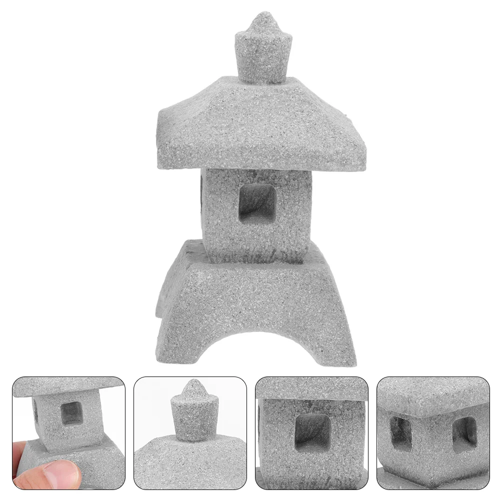 

simulation Pagoda Shape Landscape Ornament Sandstone Pagoda Garden Decoration
