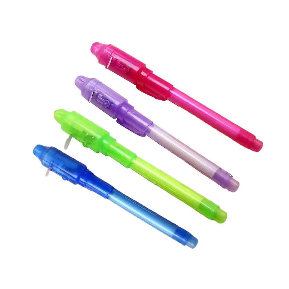 

Luminous Light Pen Big Head UV Check Money Drawing Magic Pens Toys For Kids UV Magic Ink Lamp Pen Stationery