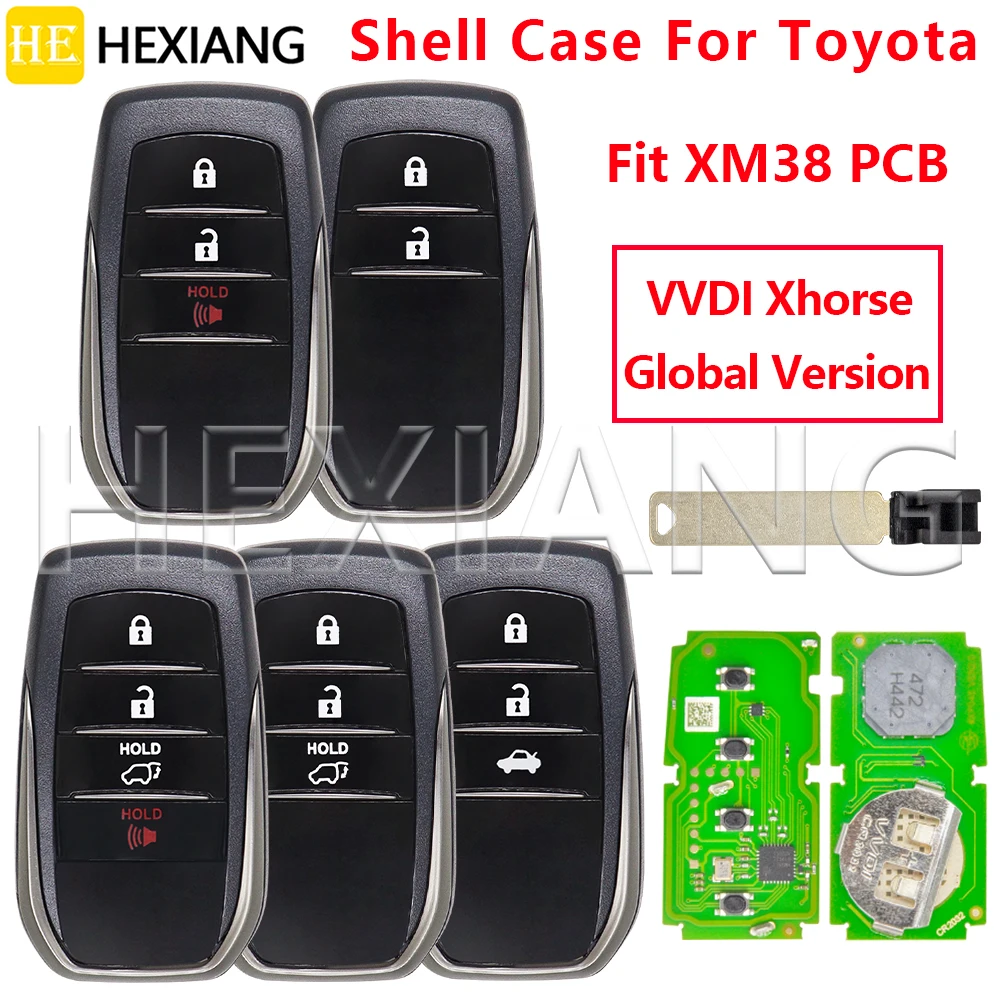 Фото Универсальный смарт-ключ Xhorse XM38 Global Version для автомобилей Toyota Corolla, Prius, Sienna, Camry, Prado, Highlander, RAV4, Crown, Lexus №1