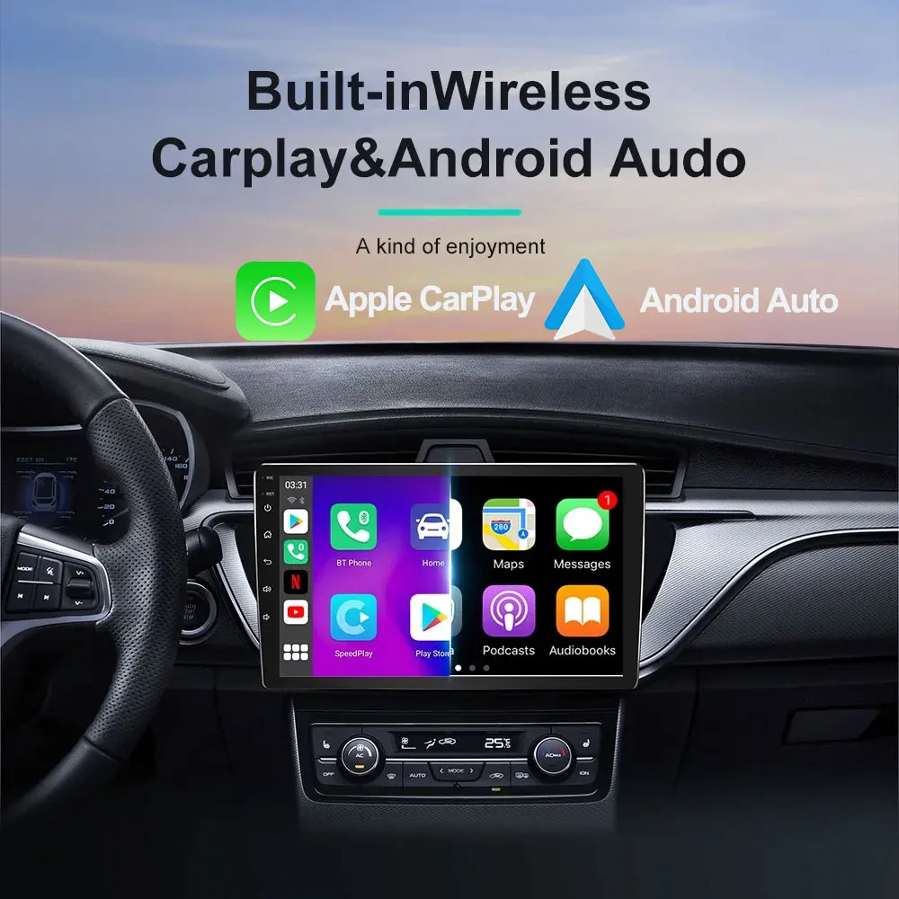 Фото Автомагнитола 7 дюймов GPS Android 16 для Citroen C3 DS3 2010-2016, мультимедийный видеоплеер, навигация, Auto Carplay, головное устройство с Wi-Fi №4