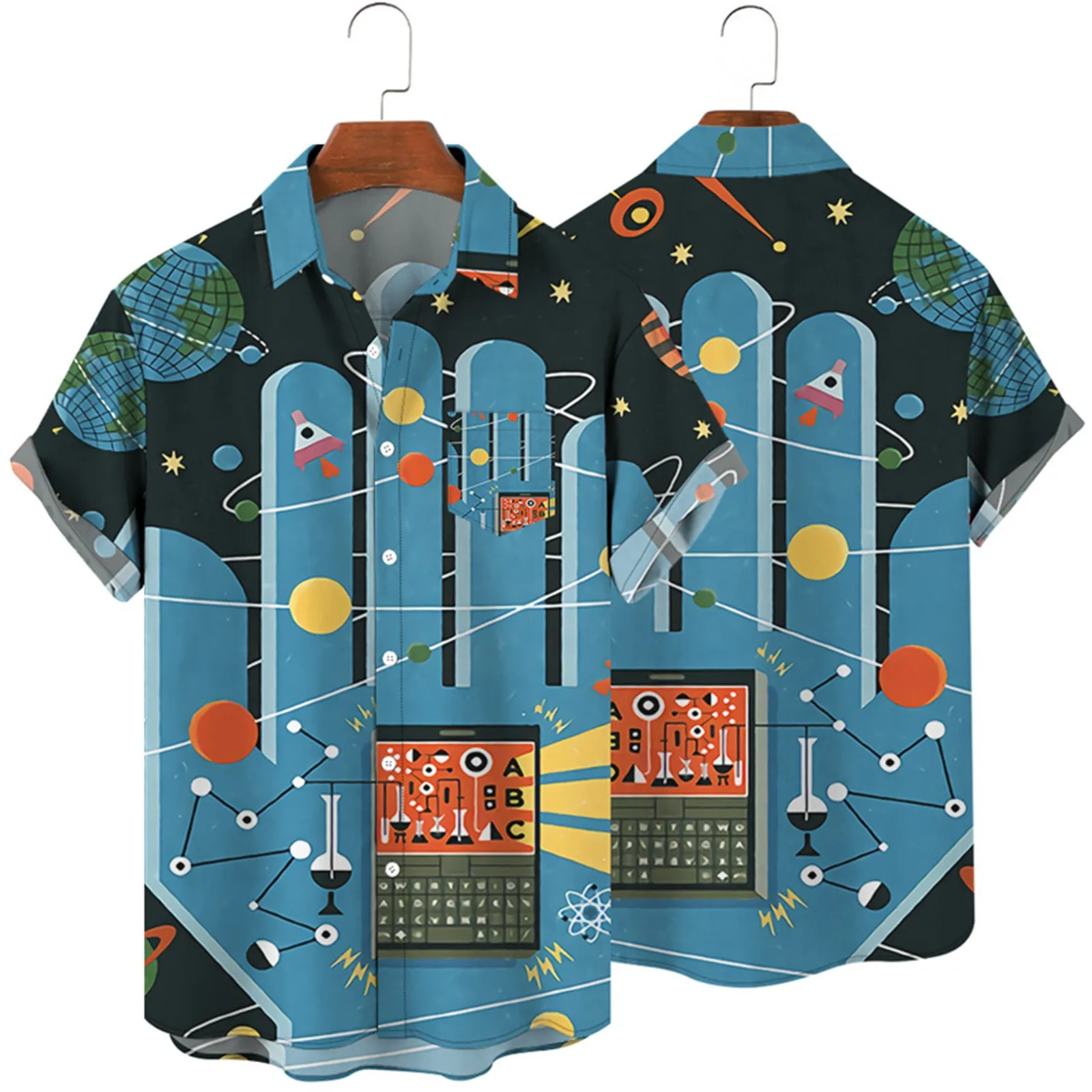 

Collar Dress Shirt Mens Printed Hawaiian Shirts Short Sleeve Button Down Beach Shirts Long Sleeve Shirts