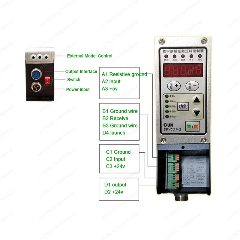 Контроллер SDVC31-S/M/L вибрационного диска Автоматический контроллер питателя