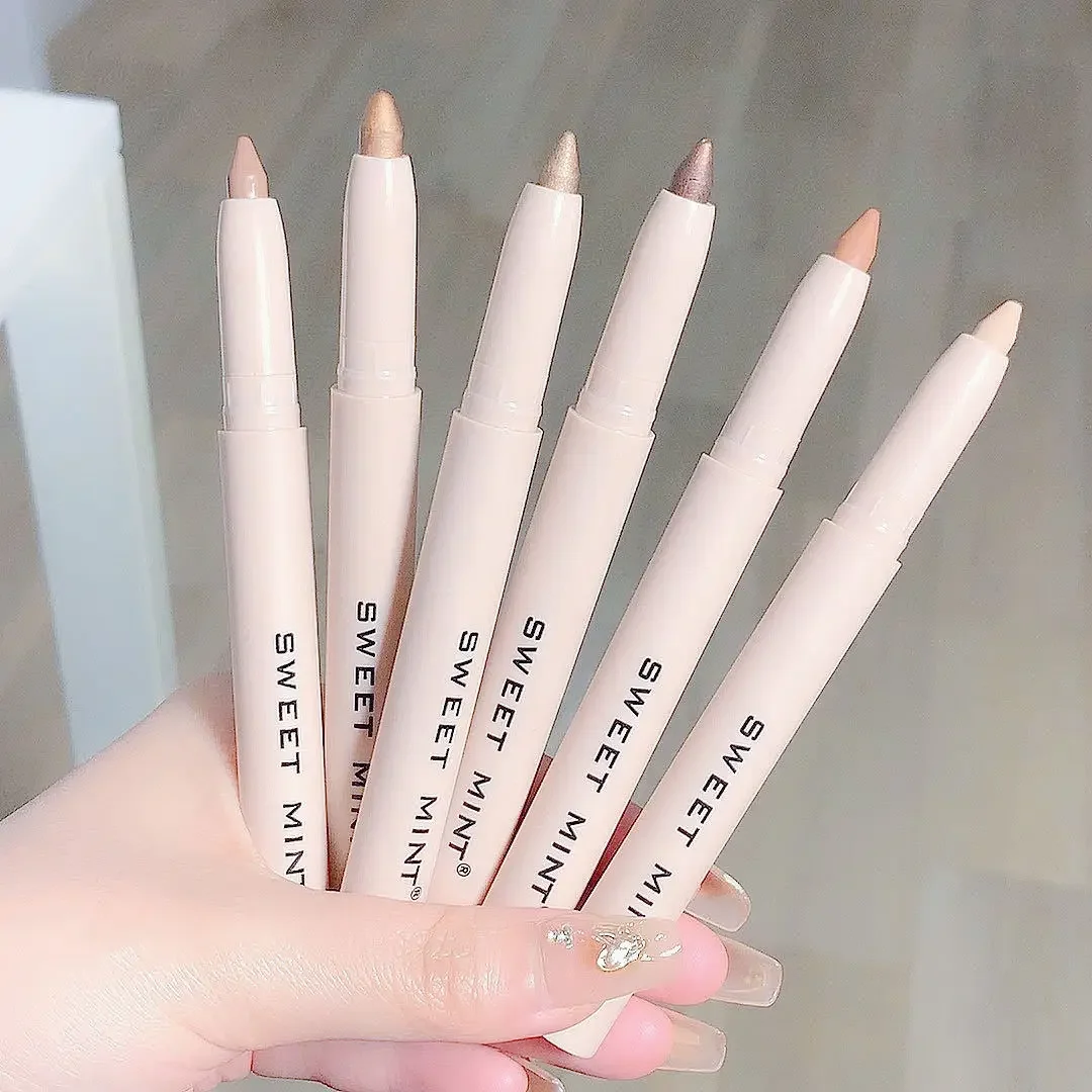 Тени для век лежа шелкопряда хайлайтер ручка корейские глаза макияж матовый