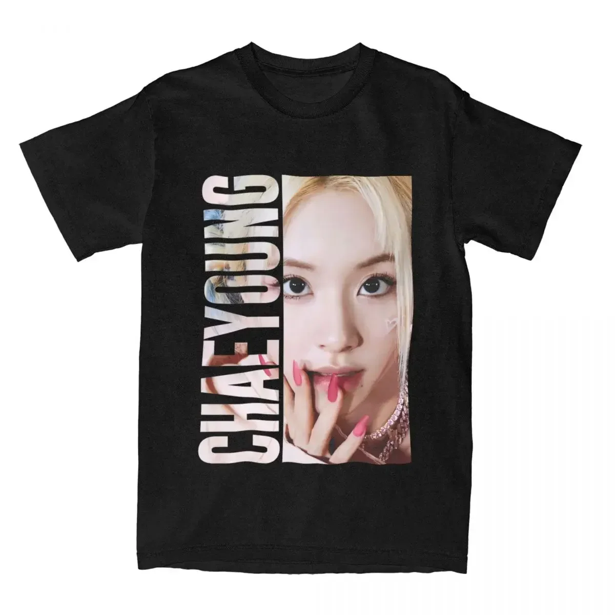 KPOP CHAEYOUNG двойной рэпер Мерч футболка для мужчин и женщин Новинка 100% хлопок Летние