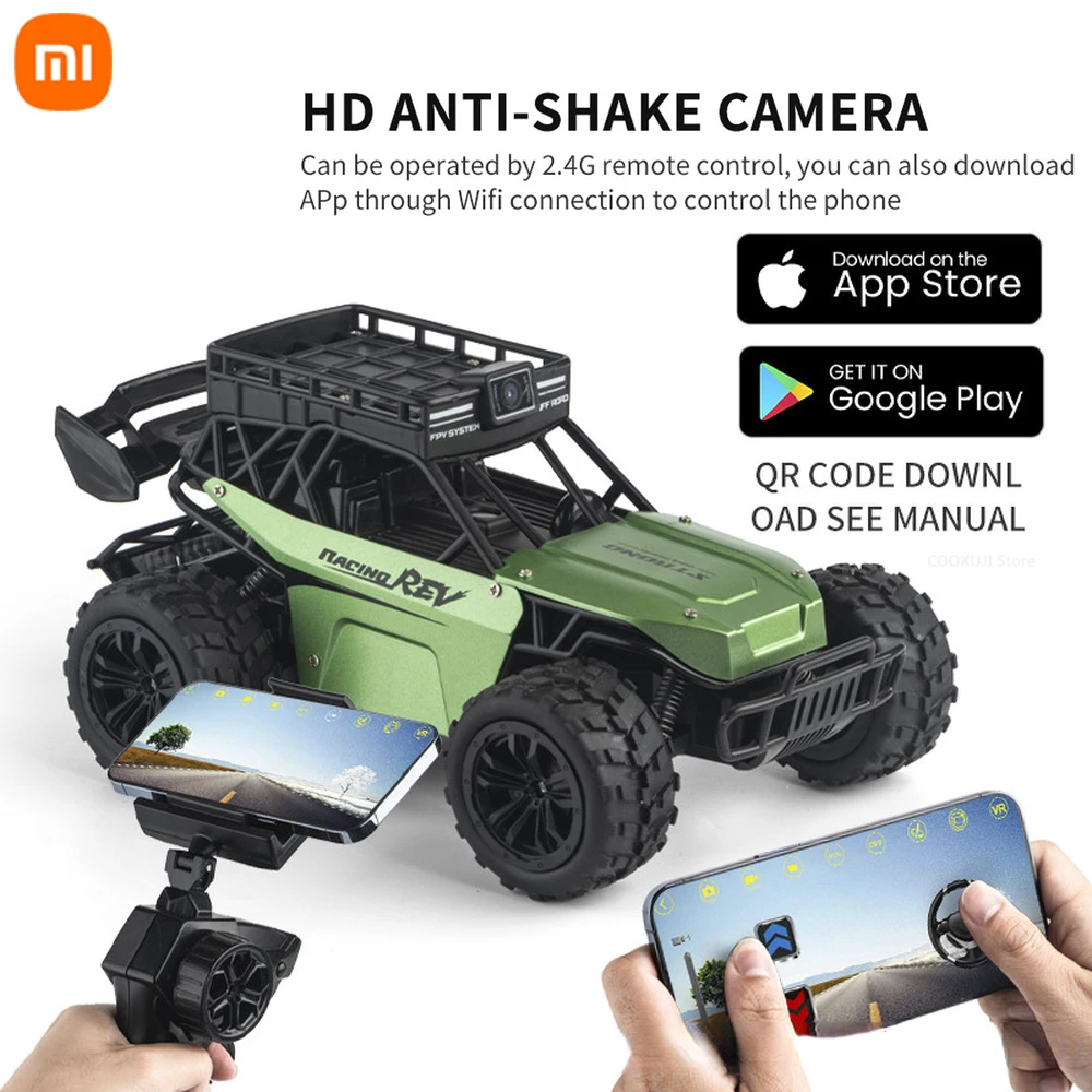 

New Xiaomi Youpin 4WD RC Car Alloy Off-road Radio Control Charging Remote Control Car Racing Toy Boys Toys for Children Gifts