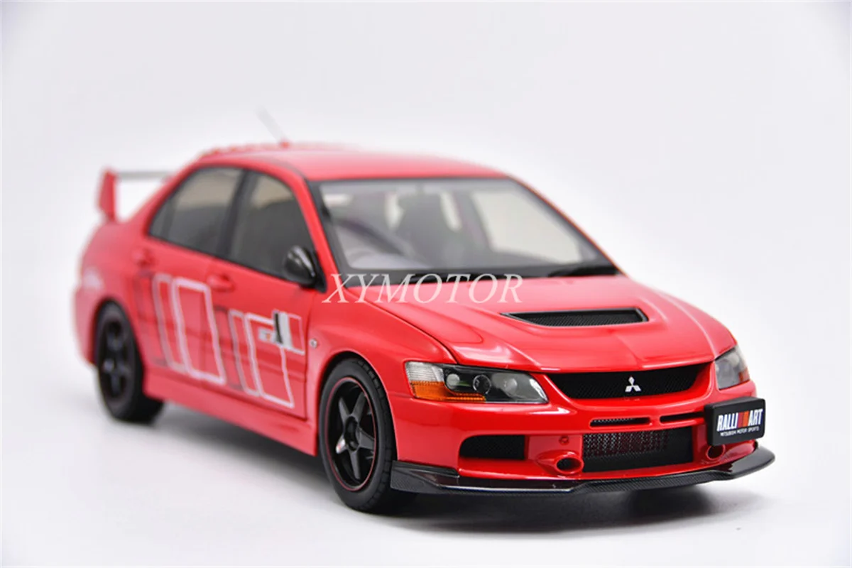 

Модель автомобиля Super A 1/18 для Mitsubishi lanevo, металлическая, литья под давлением, RHD, 9, красные игрушки, для хобби