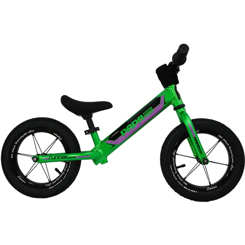 Балансировочный велосипед PAPABIKE Runner Pro, 12 дюймов, без педали, стандартный велосипед из сплава, детский надувной велосипед с шиной