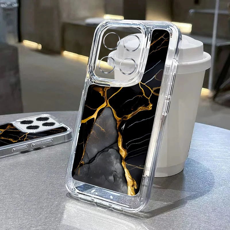Мраморный чехол песчаника для Xiaomi Redmi Note 13 12 11 10 Pro 11s 11C Poco X6 X5 F6 M6 4G Mi Lite 5G NE 11T 13T Funda