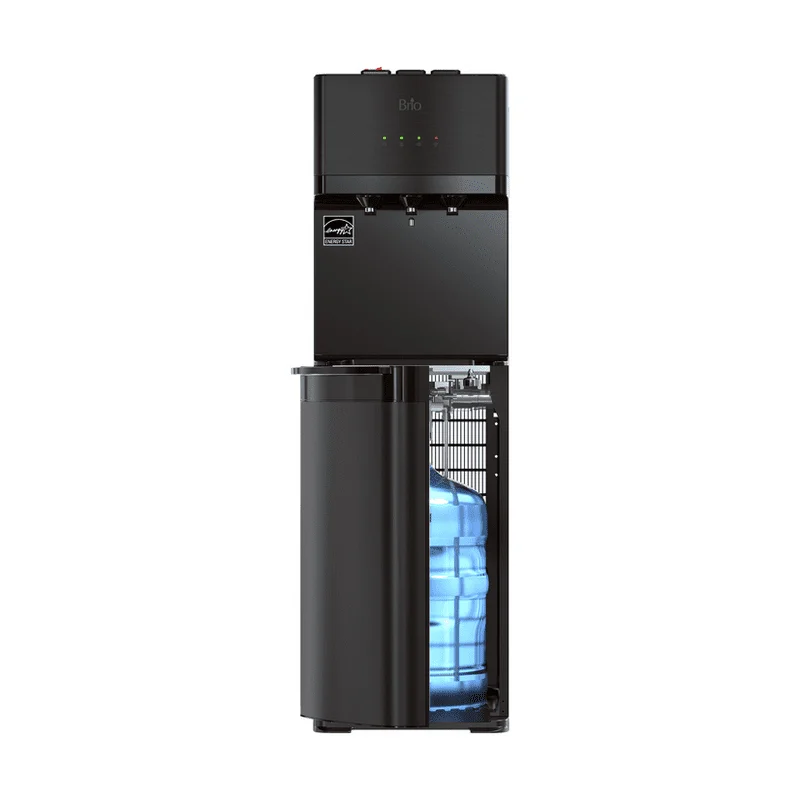 

500 Series Self Cleaning Bottom Loading 3-5 Gallon Capacity Tri-Temperature Water Cooler Dispenser with Hot Water Up To 198 Degr