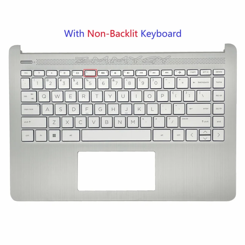 Подставка для рук HP 14-DQ 14T-DQ 14S-DQ 14-FQ 14-DQ2032WM клавиатура L88200-001 серебристая