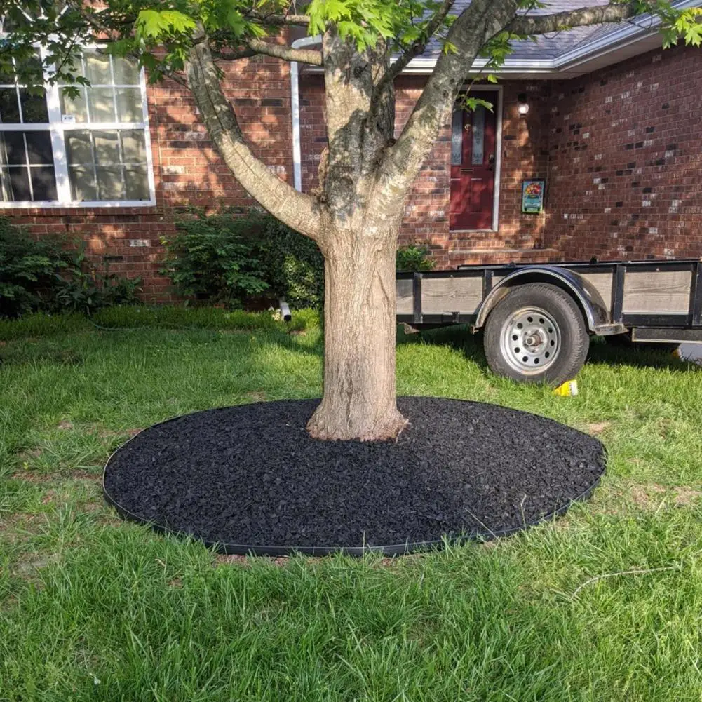 

Long Lasting Garden Edging Coil Flexible 30 Stakes Long Garden Terrace Board Gardening Supplies