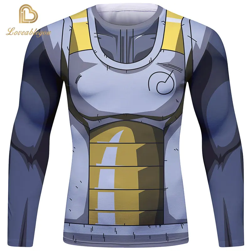 

Men's T-Shirt Classic Anime Vegeta Tshirt Dragon Ball T Shirts Man Clothes Harajuku Graphic Printed Clothing Summer Tops Tees