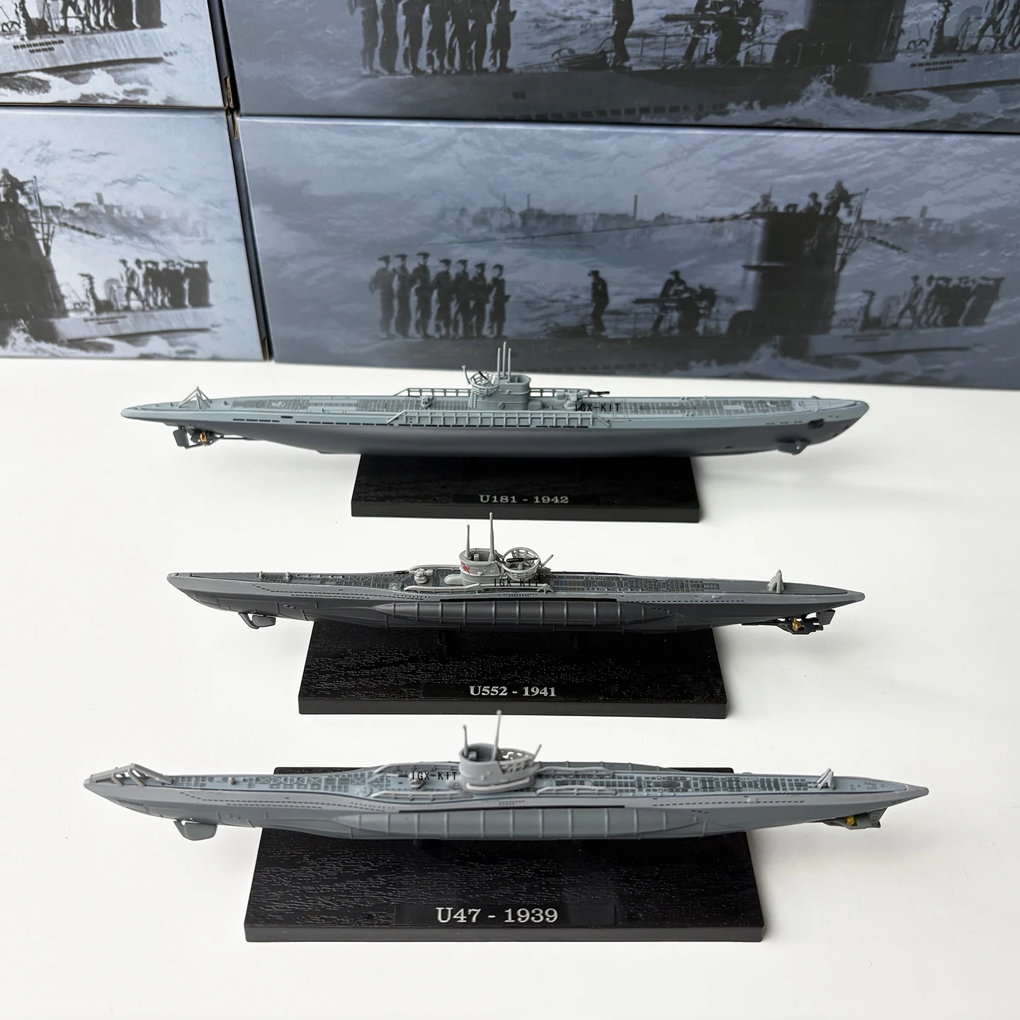 Масштабная модель американской подводной лодки U-Boat 1350 U47 U552 U181, литая металлическая готовая модель военного корабля, коллекционный сувенир, подарок (art.: 3920dae309227) - 3920dae309227