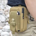 Тактическая поясная Сумка Molle, военная сумка для охоты, мужской уличный спортивный чехол для телефона для походов, кемпинга, бега