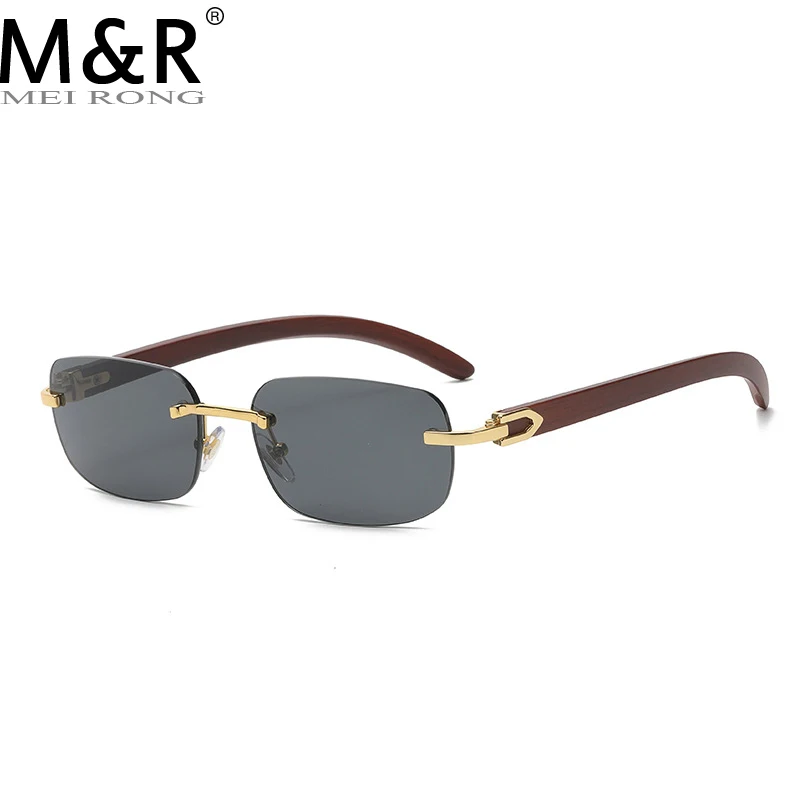 

2022 Brand Designer Sunglasses Men Women Sun Glasses Wood Frames Rimless Black Eyeglasses Fashion Eyewear Gafas De Sol