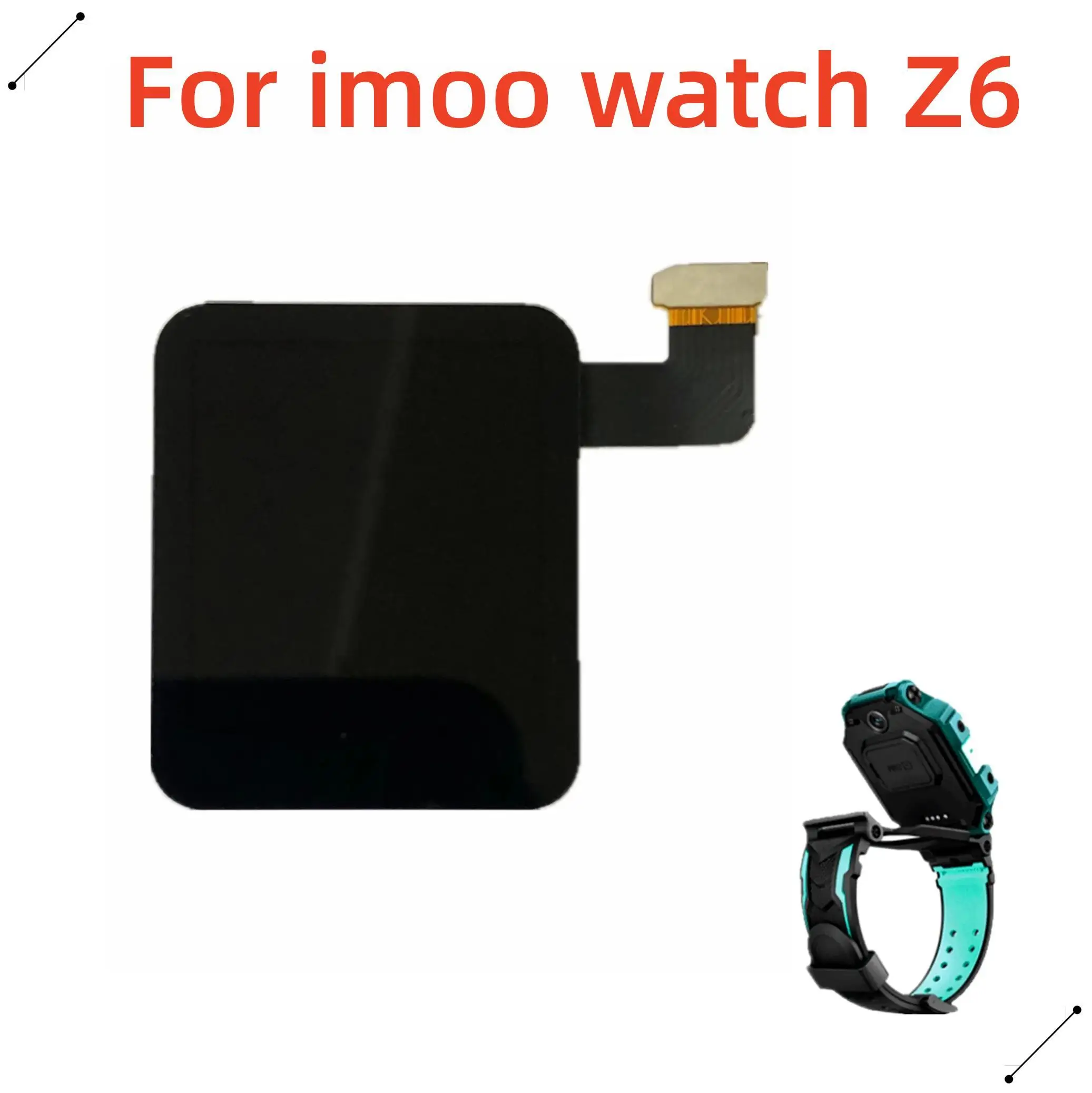

For imoo watch Z6 LCD display children's watch 1.41 inch AMOLED For Z6 W1818AC LCD Display