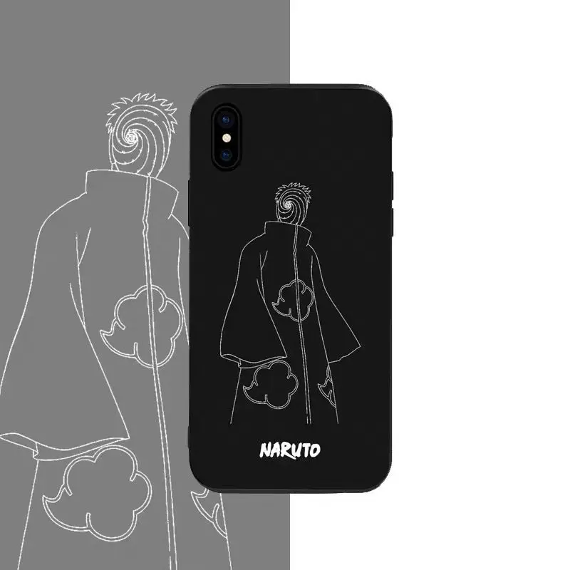 

NEW Cartoon Anime Naruto Phone Case Uchiha Itachi Akatsuki 11 12 Promax Cellphone Case Comfort All-Inclusive Protective Case