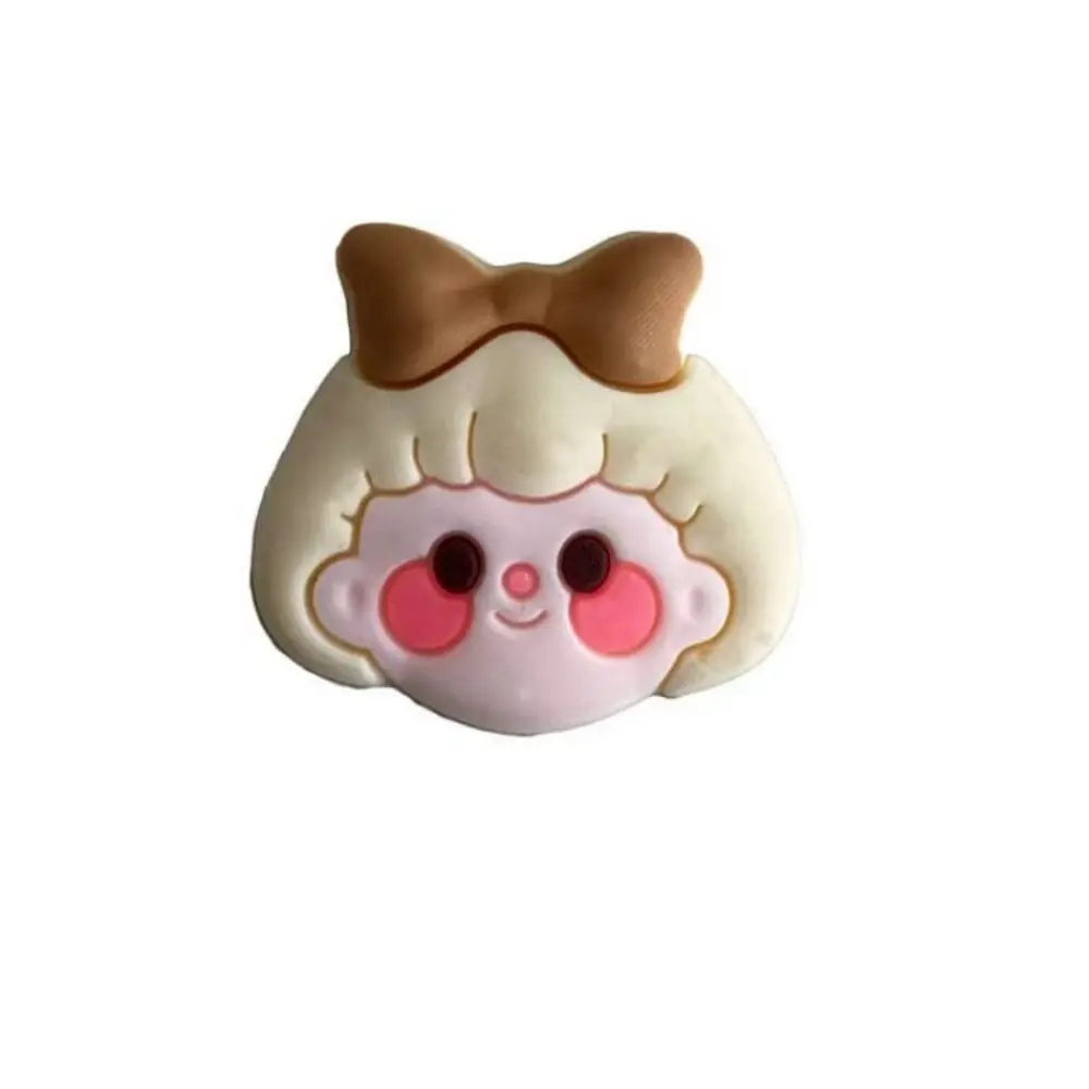 Cute 1pcs Little Bear and Little Flower  PVC Shoe Charms DIY  Shoe Aceessories Clogs Decorations Fit kids X-mas Gifts croc jibz