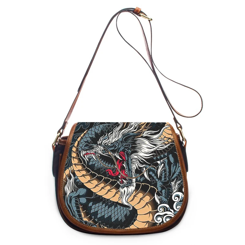 Japan Ukiyoe Art paintings print new fashion Women Crossbody Bag Luxury Women Bags Zipper Shoulder Bag women shoulder bag