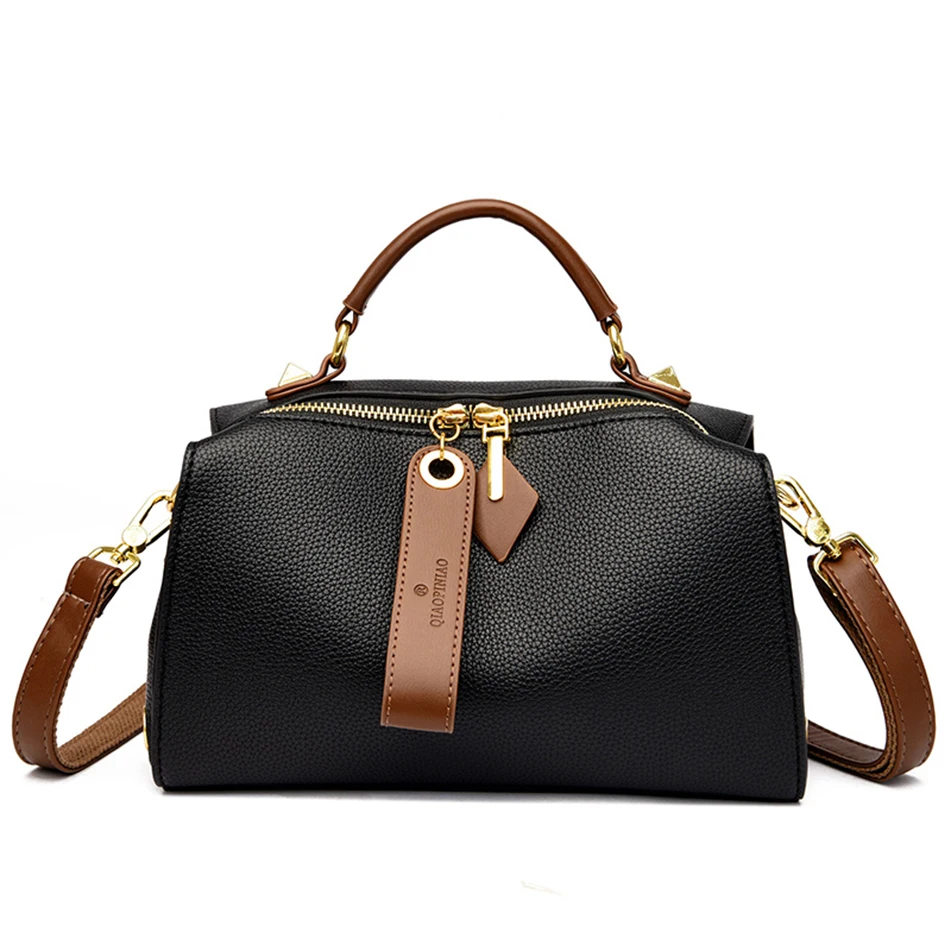 

New High Quality Women Pu Leather Handbags Purses Leisur Large Capacity Ladies Shoulder Messenger Bags Female Bags Crossbody Sac