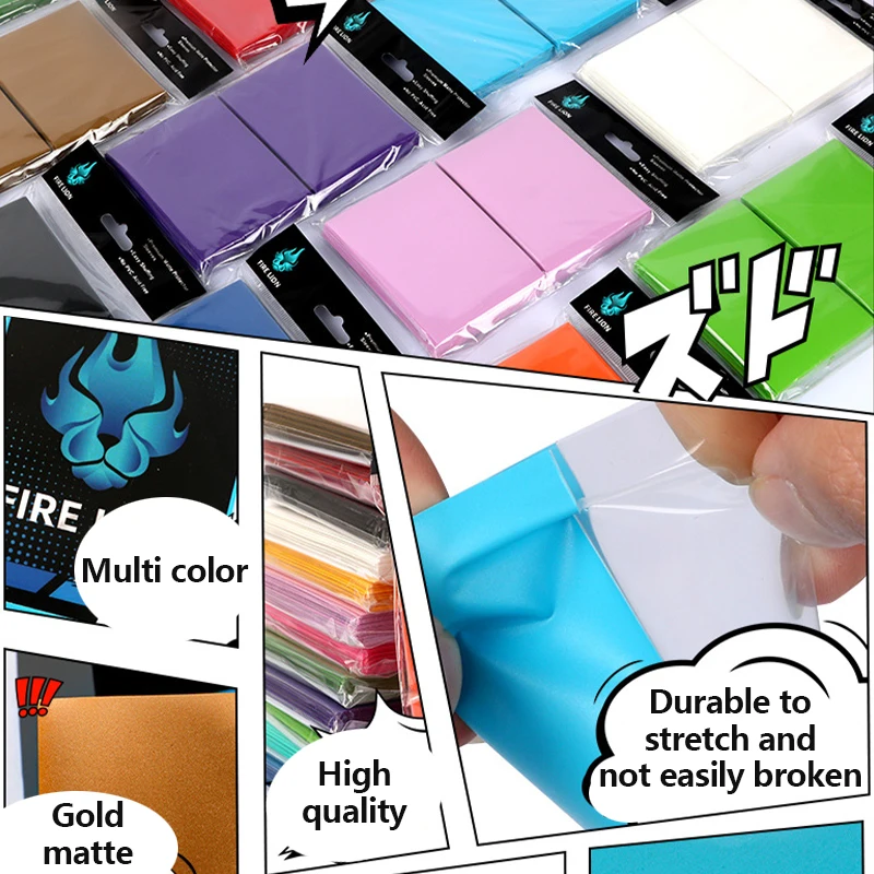 Матовые держатели для карт 66x91 мм 100 шт