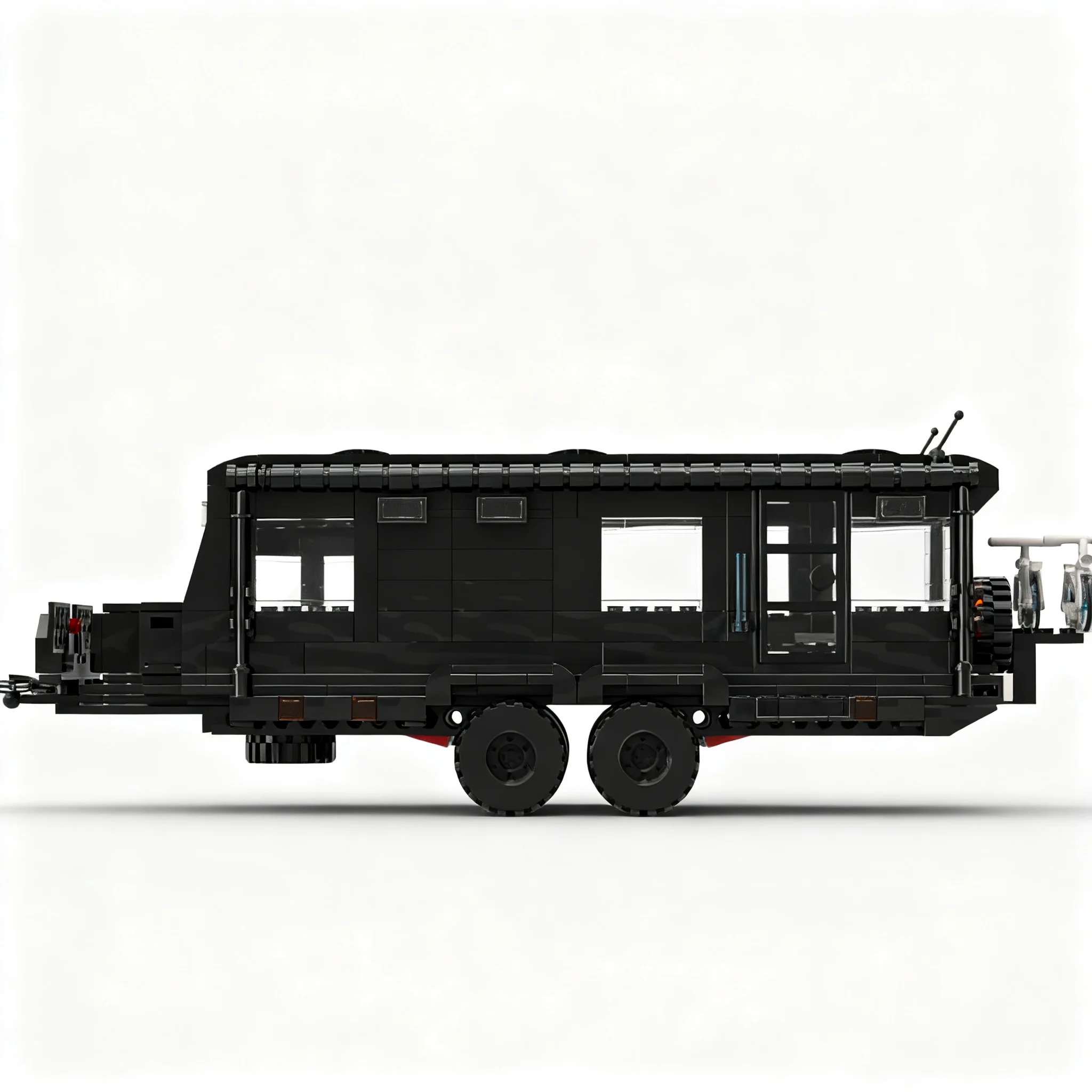 Фото Набор строительных блоков MOC City Champions Revive Caravans Bushtamer MK2, 612 деталей, архитектурные игрушки, рождественские подарки, идеи для детей, конструктор №2