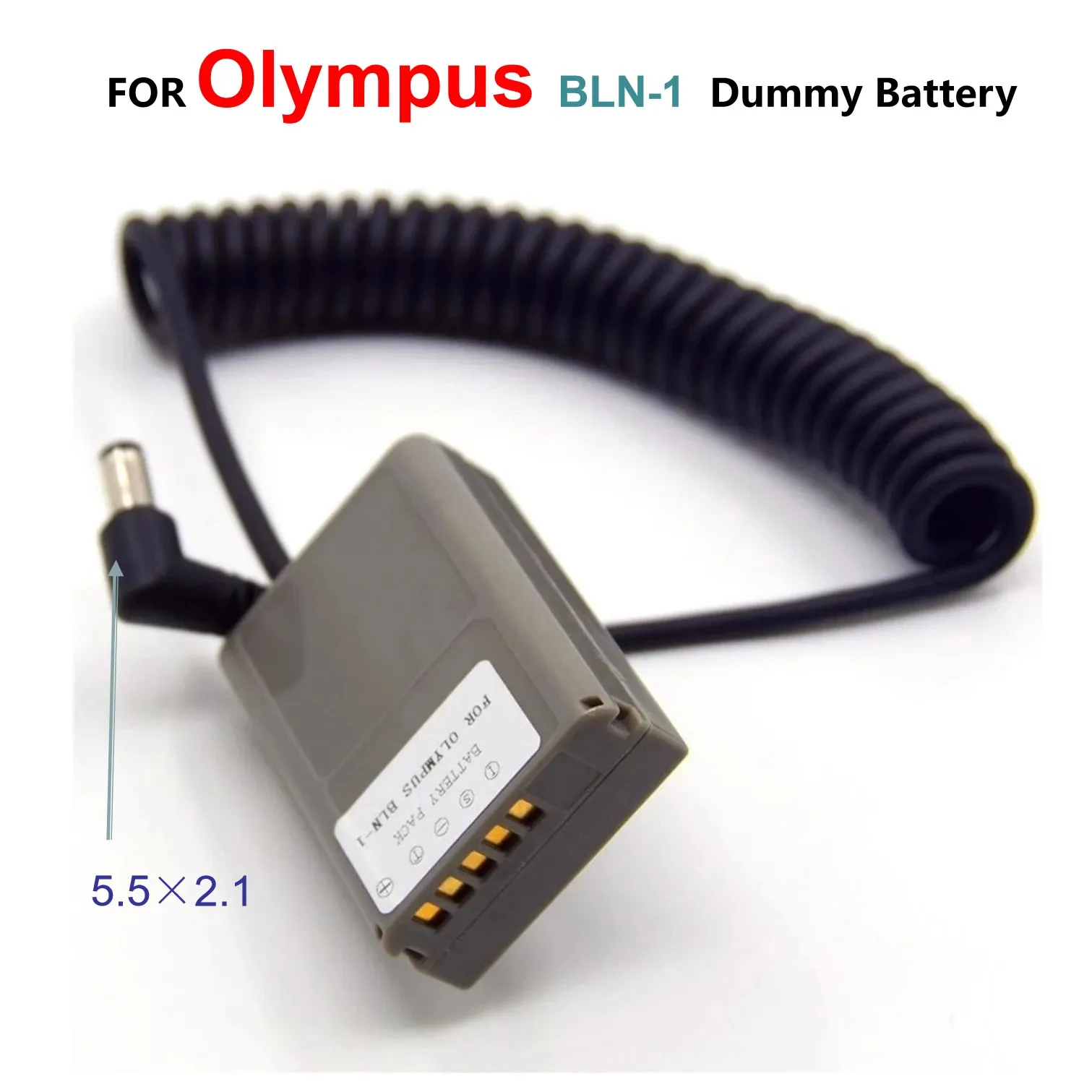 

PS-BLN1 BLN-1 BLN1 Dummy Battery DC Coupler Spring Cable For Olympus Digital Camera OM-D E-M5 II 2 E-M1 PEN E-P5