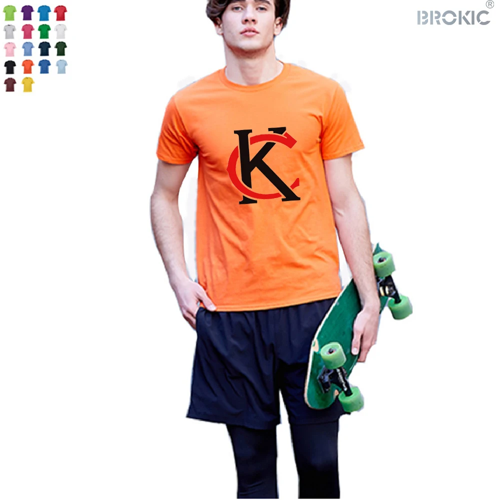 

New 100% Cotton CK sports T Shirt For Men Harajuku Summer O-neck Fashion Top Print T Shirt For Men And Women Casual T Shirt