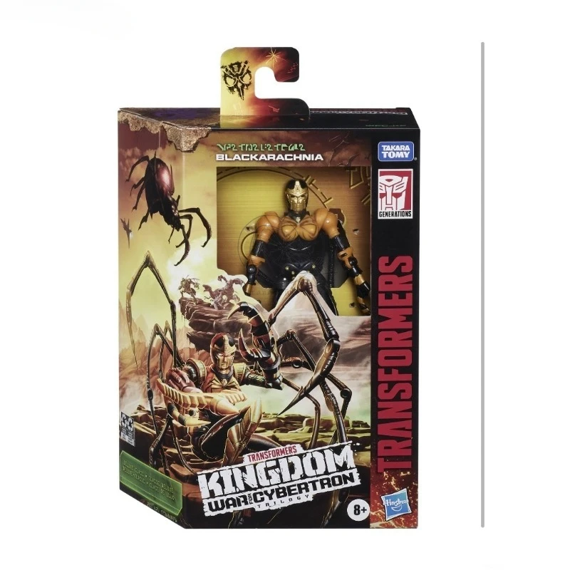В наличии Takara Tomy Трансформеры игрушки Kingdom WFC-K5 Blackarachnia Модель Коллекция роботов