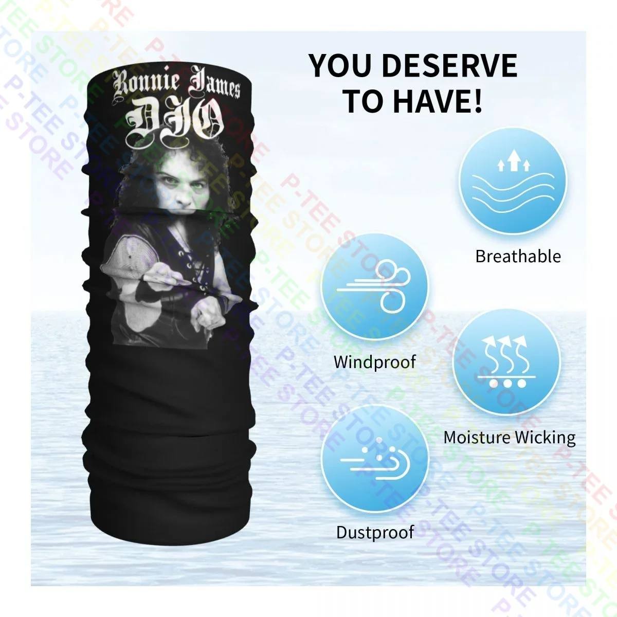 Постер Ronnie James Dio V2 Обложка для альбома металлический жесткий рок музыкальный