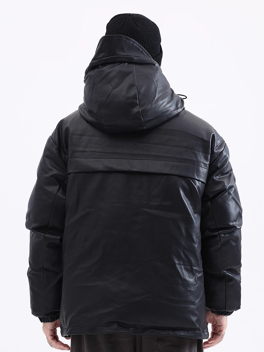 Mens Winter Parka Jacket Streetwear Outwear Harajuku Padded Jacket Hooded Loose Warm Coat Unisex puffer jacket