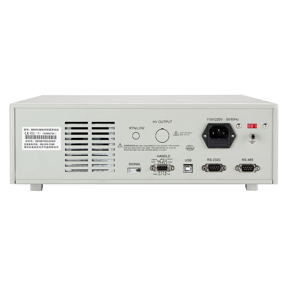 Программируемый тестер выдерживаемого напряжения переменного тока RK9910B