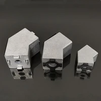 1pc 135 degree corner connector angle fixer with protective cover for 3030 4040 4545 eu standard aluminum profile